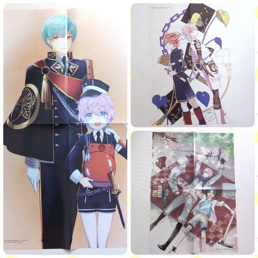 💖3/$15💖 Touken Ranbu B3 Poster Bundle